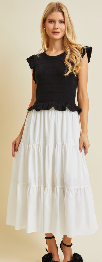 The Perfect Mix Dress - 2 Colors!