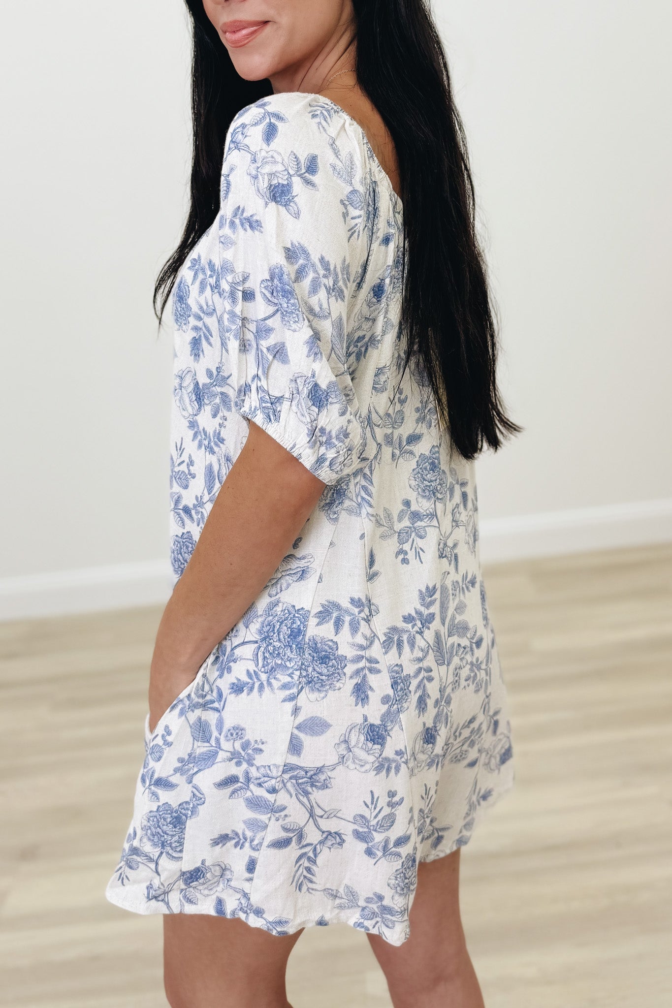 Off The Charts Floral Romper Dress