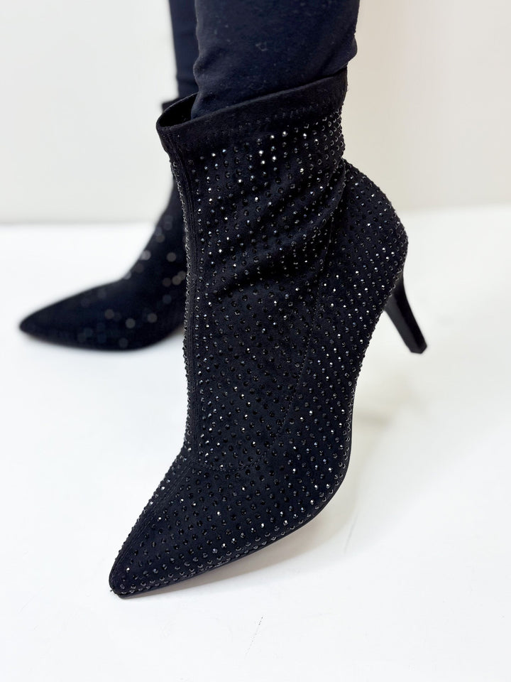 MIA Zhen Boots - Black Sparkle