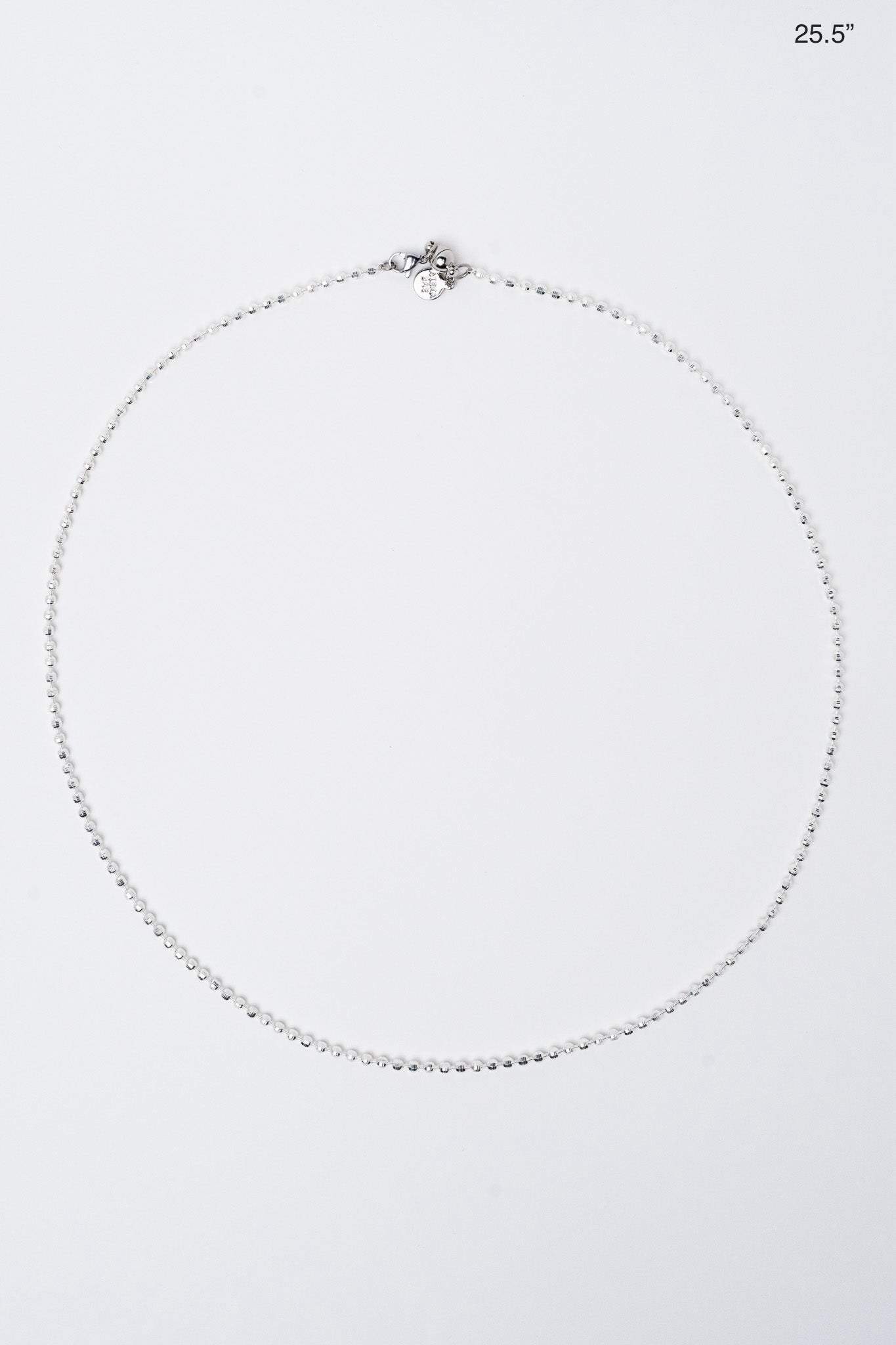 Binky Necklace - Liquid Metallic Pearl White