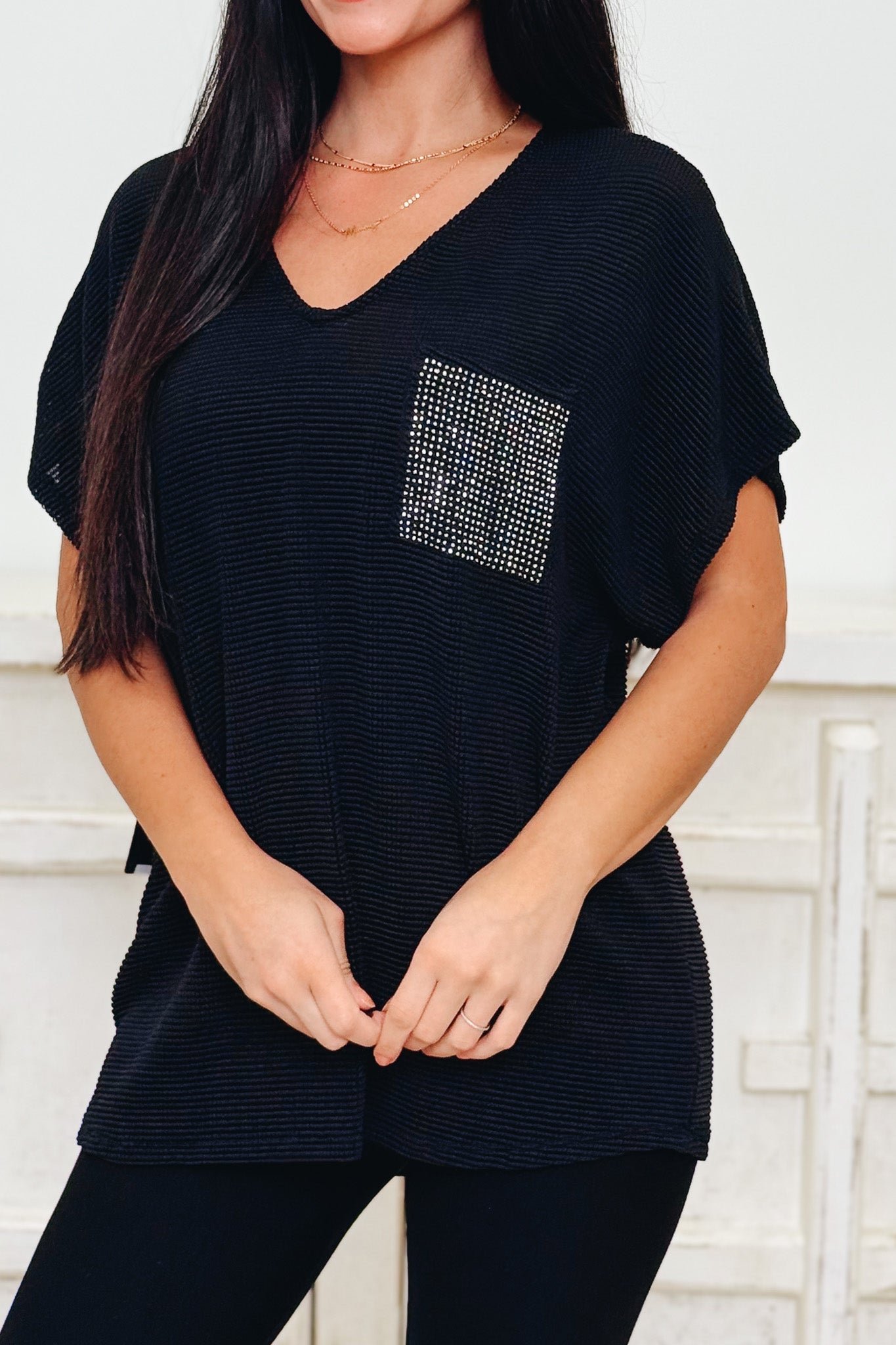 Sunshine On My Pocket Top - 2 Colors!