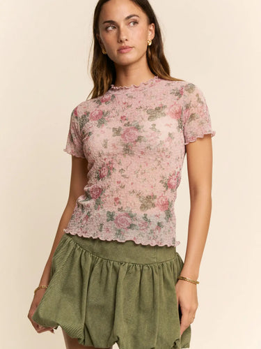 Take Me Back Floral Top - 2 Colors!