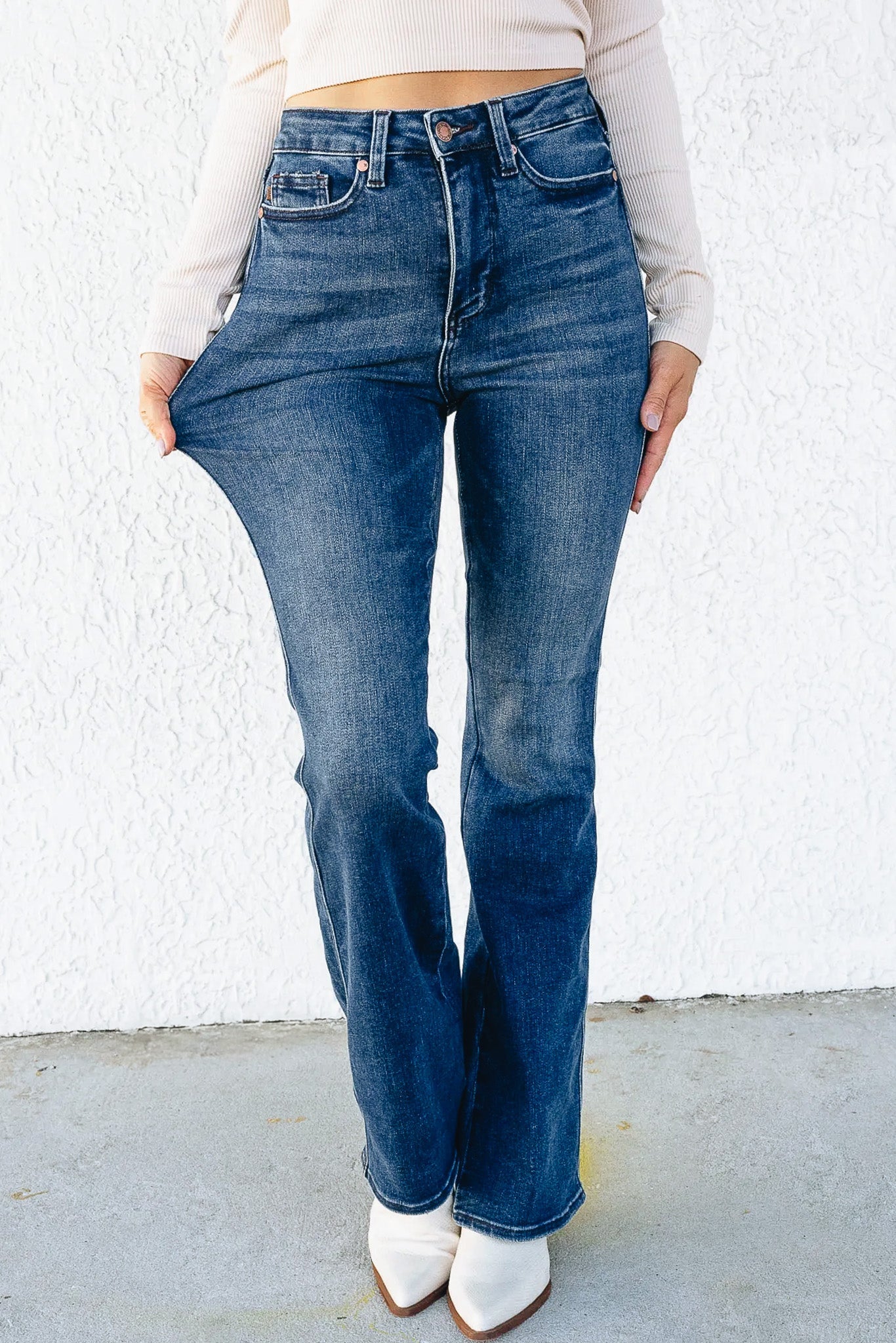 Miles On Em By Judy Blue - High Rise Tummy Control Bootcut Jeans