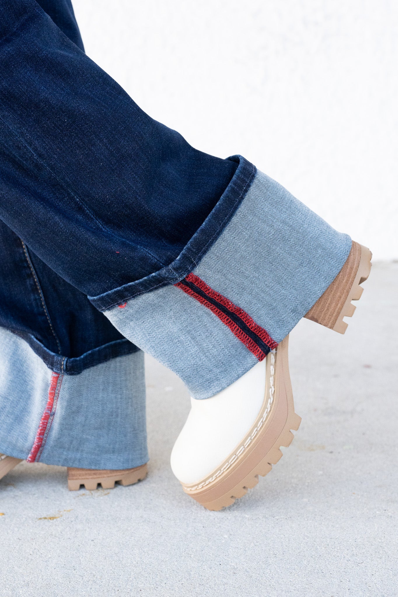 Full Of Adventure By Mica - High Rise Wide Leg Jeans