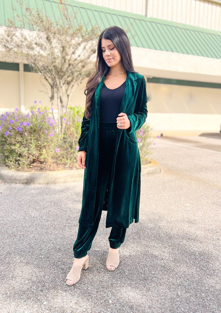 Claiming Victory Velvet Jogger Pants - 2 Colors!