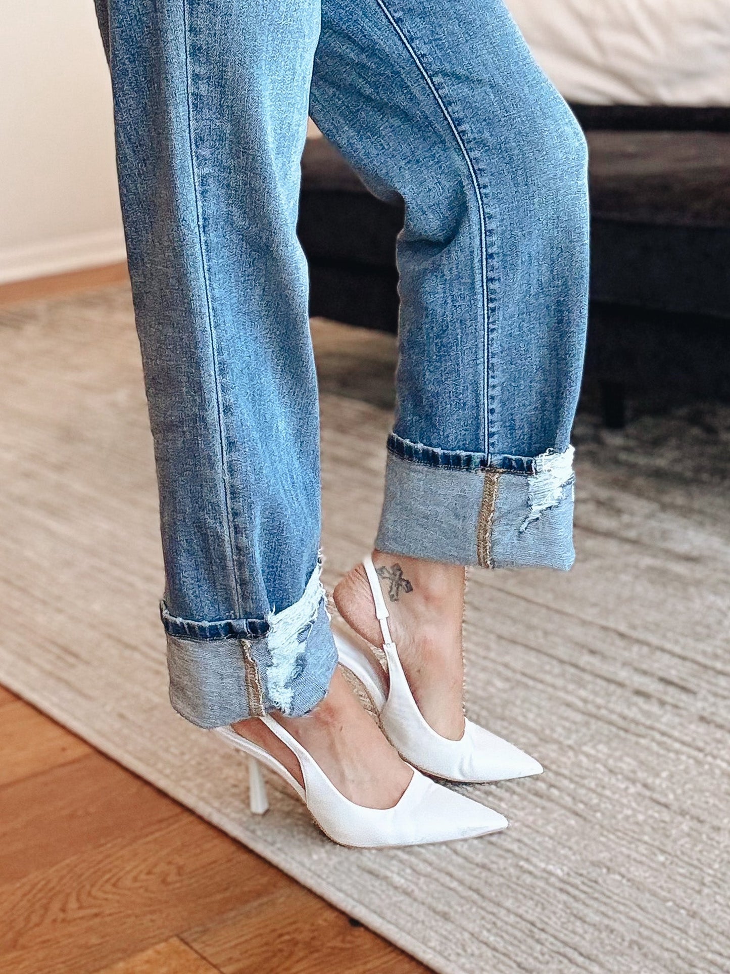 Judy Blue Lauren High Rise Straight Jeans