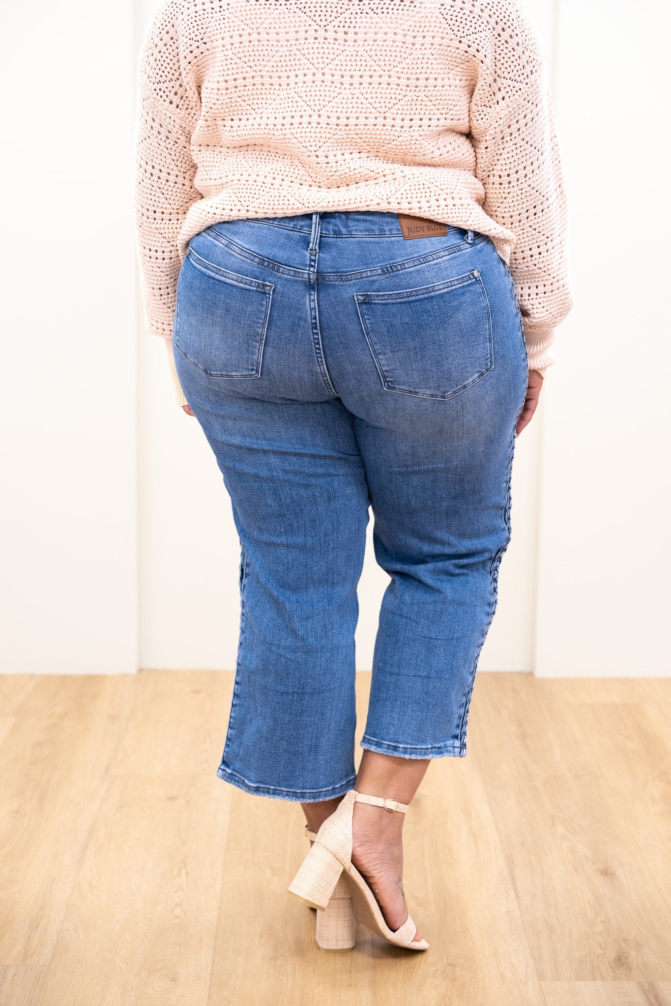 Judy Blue We Belong Together Braided High Rise Jeans