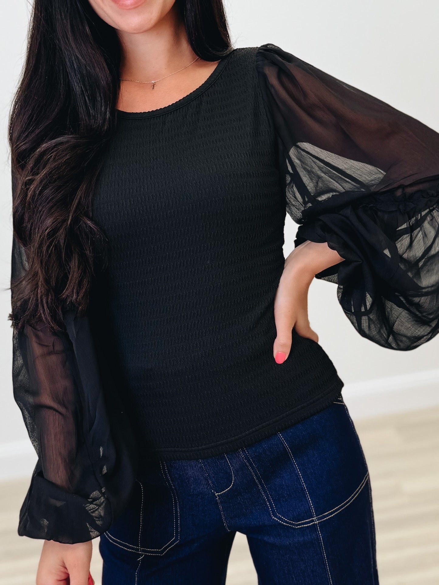 Flutter & Flare Top - 2 Colors!