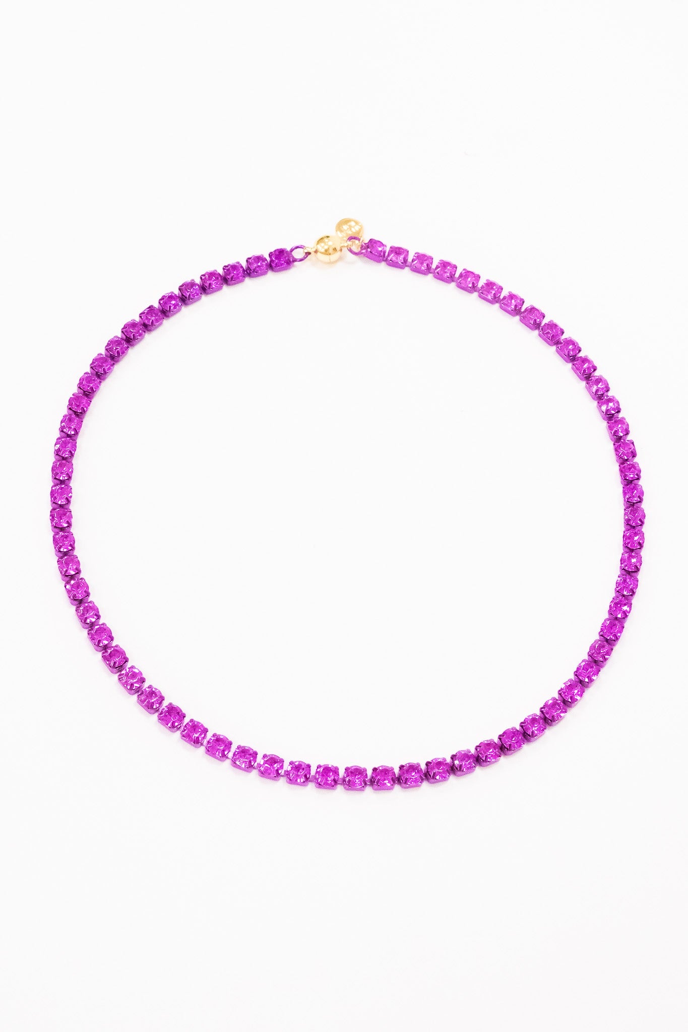 Ava Necklace Medium - Liquid Metallic Magenta Muse