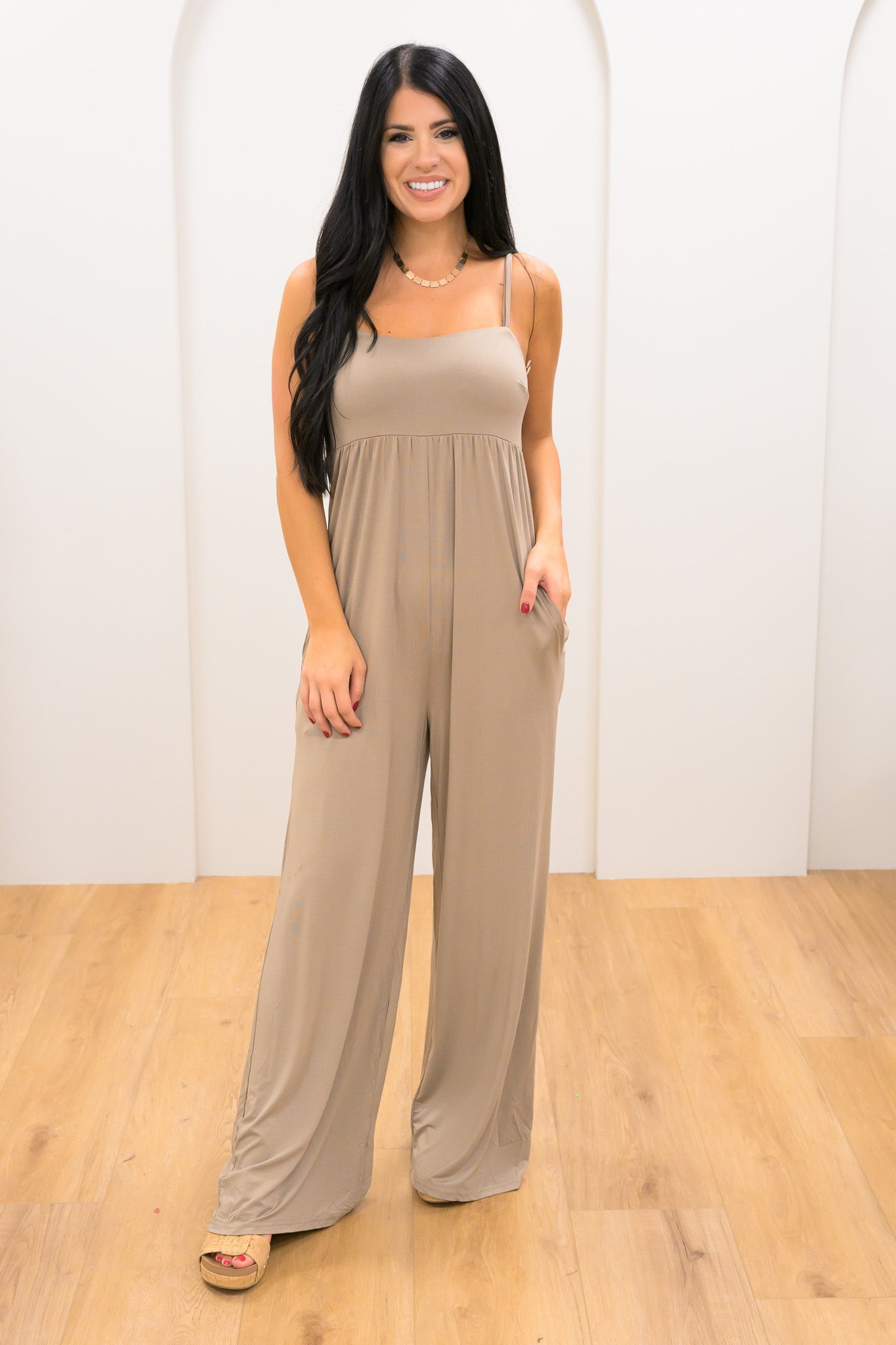 Back In Action Jumpsuit - Portabella