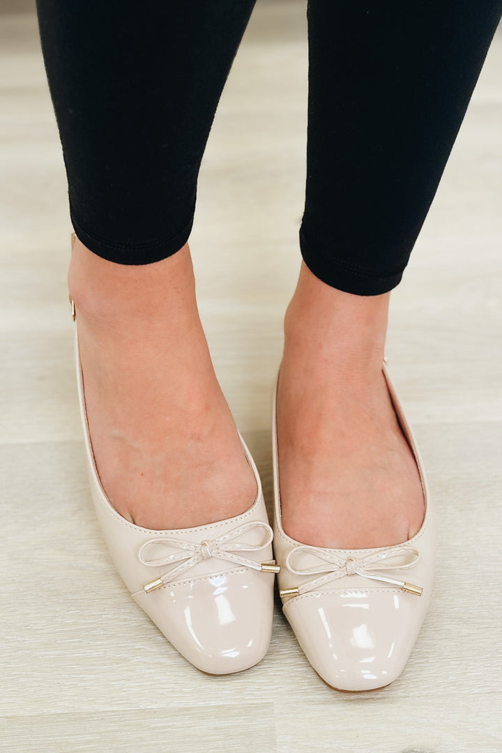 Fresh Sling Back Flats - Nude
