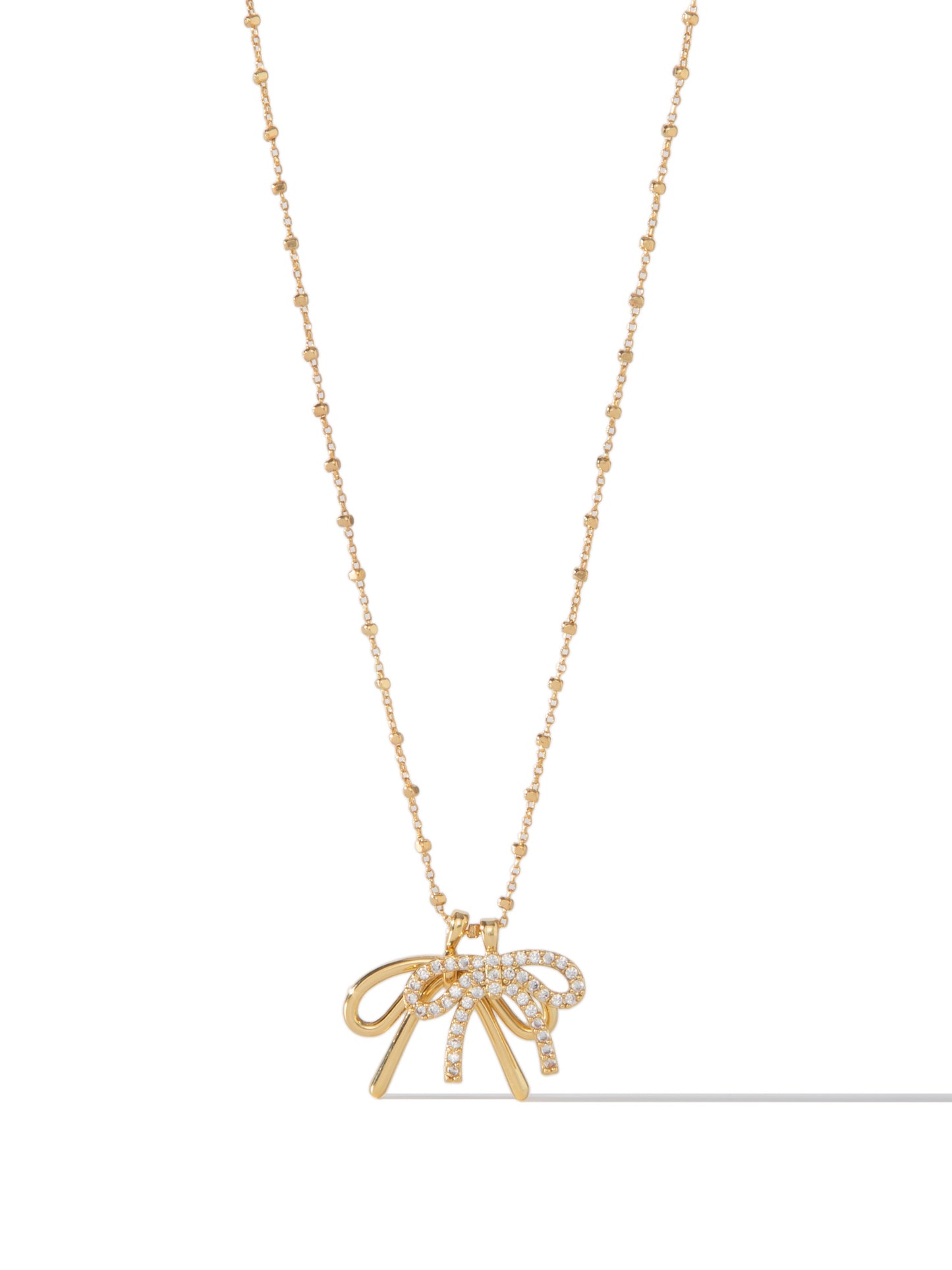 Double Bow Necklace