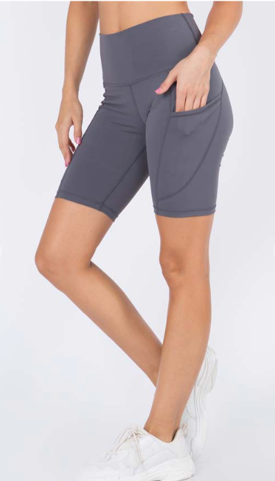 Seize The Day Pocket Biker Shorts - 6 Colors!