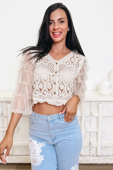 Delicate Details Cardigan - By Alexa Rae