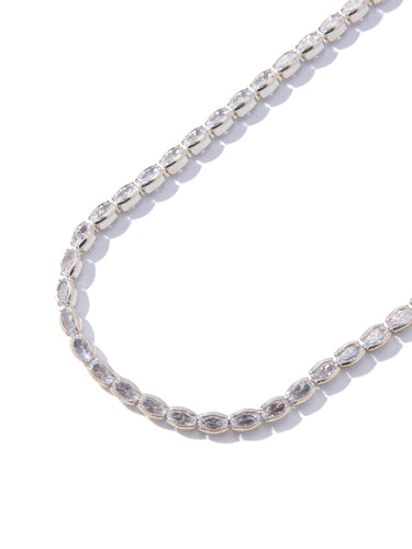 Diamonds In The Sky Necklace - Linen - By Alexa Rae