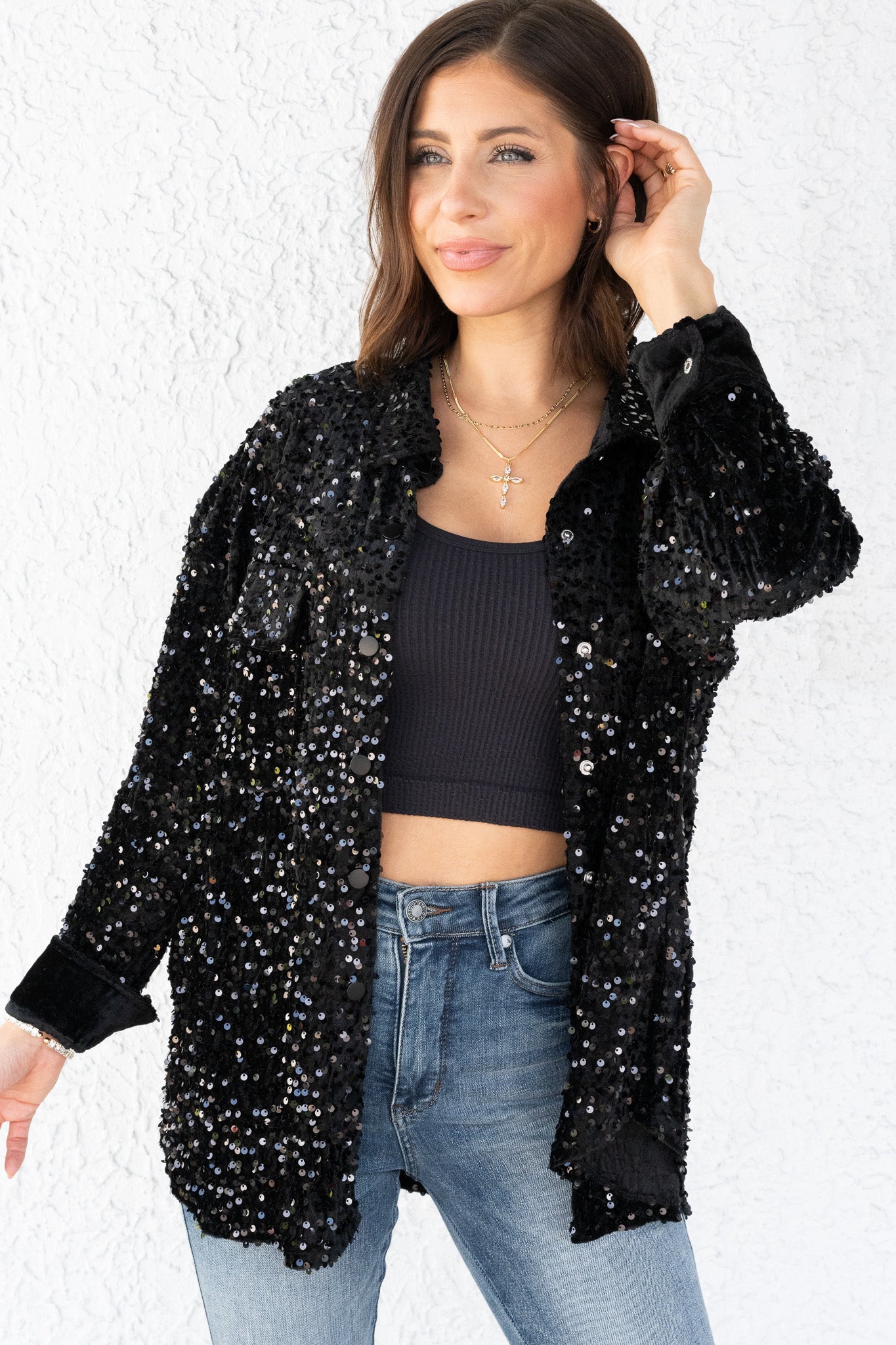 Shine Bright Like A Diamond Top - 2 Colors!