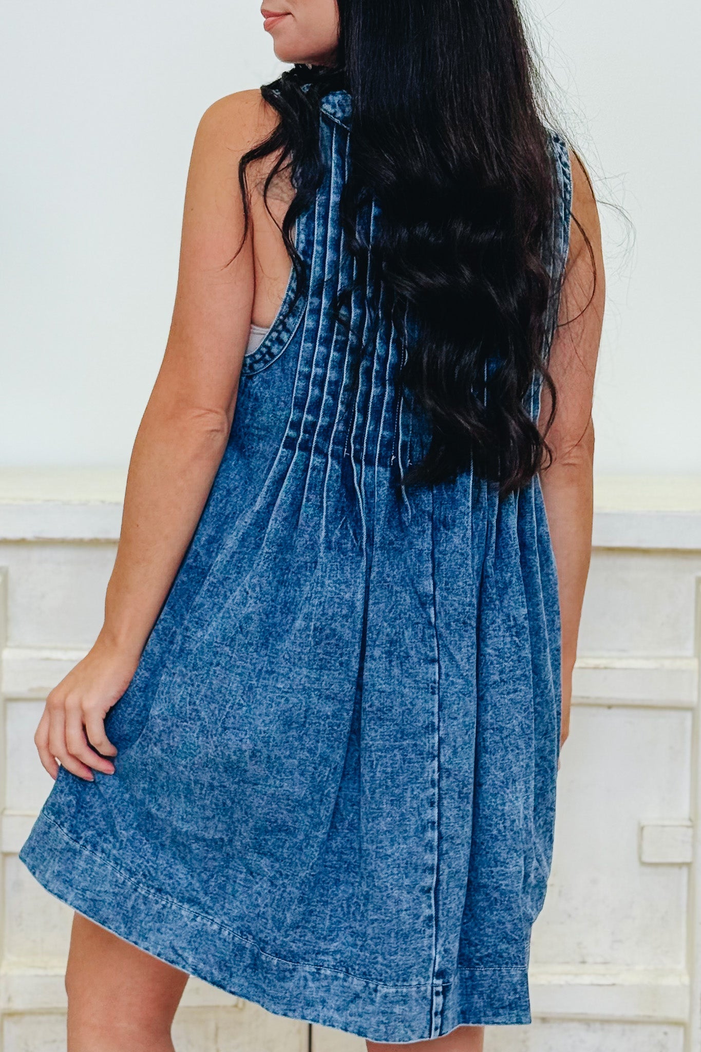 All Eyes On You Denim Dress