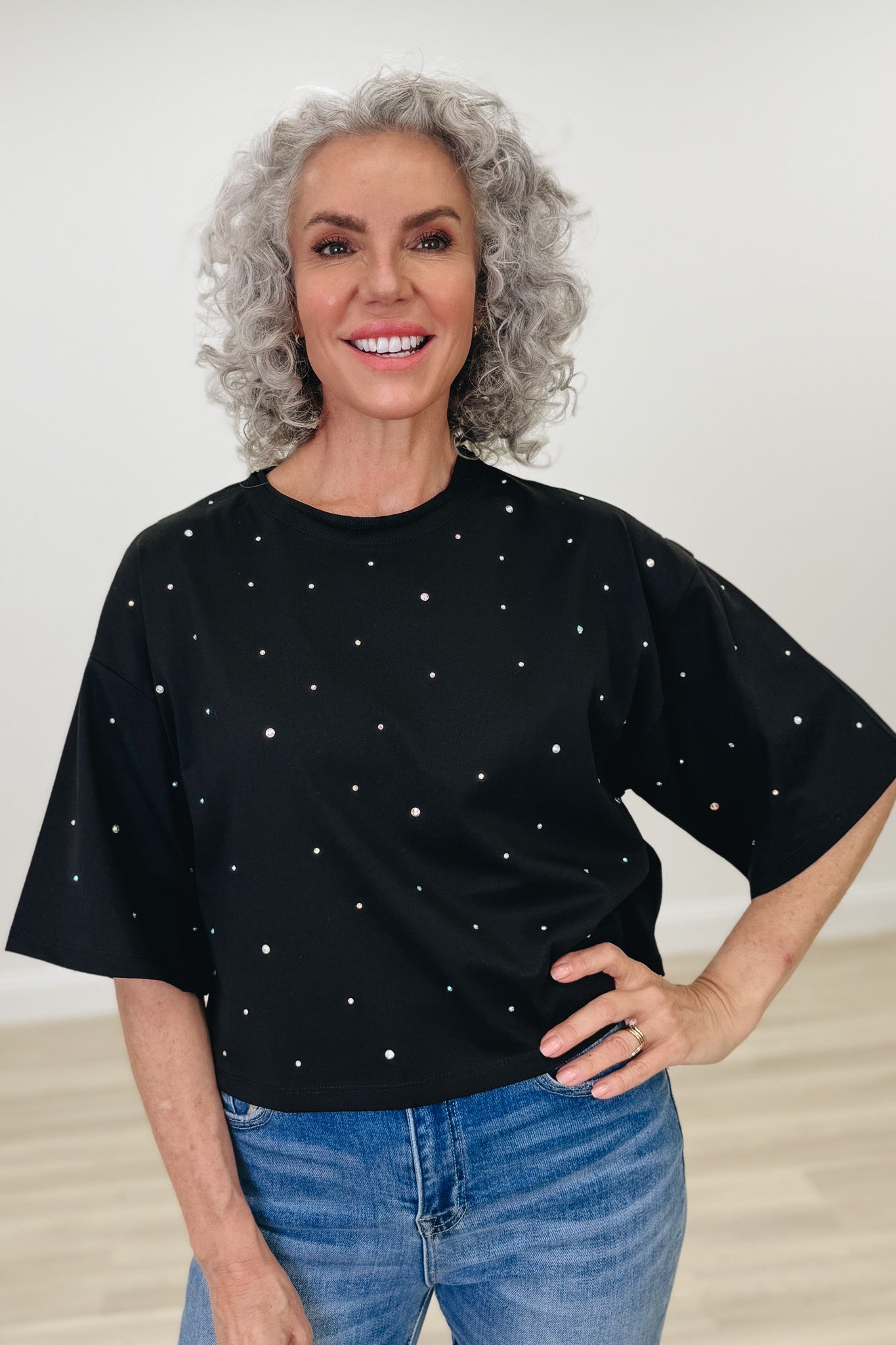 Gleam & Glam Top - 2 Colors!