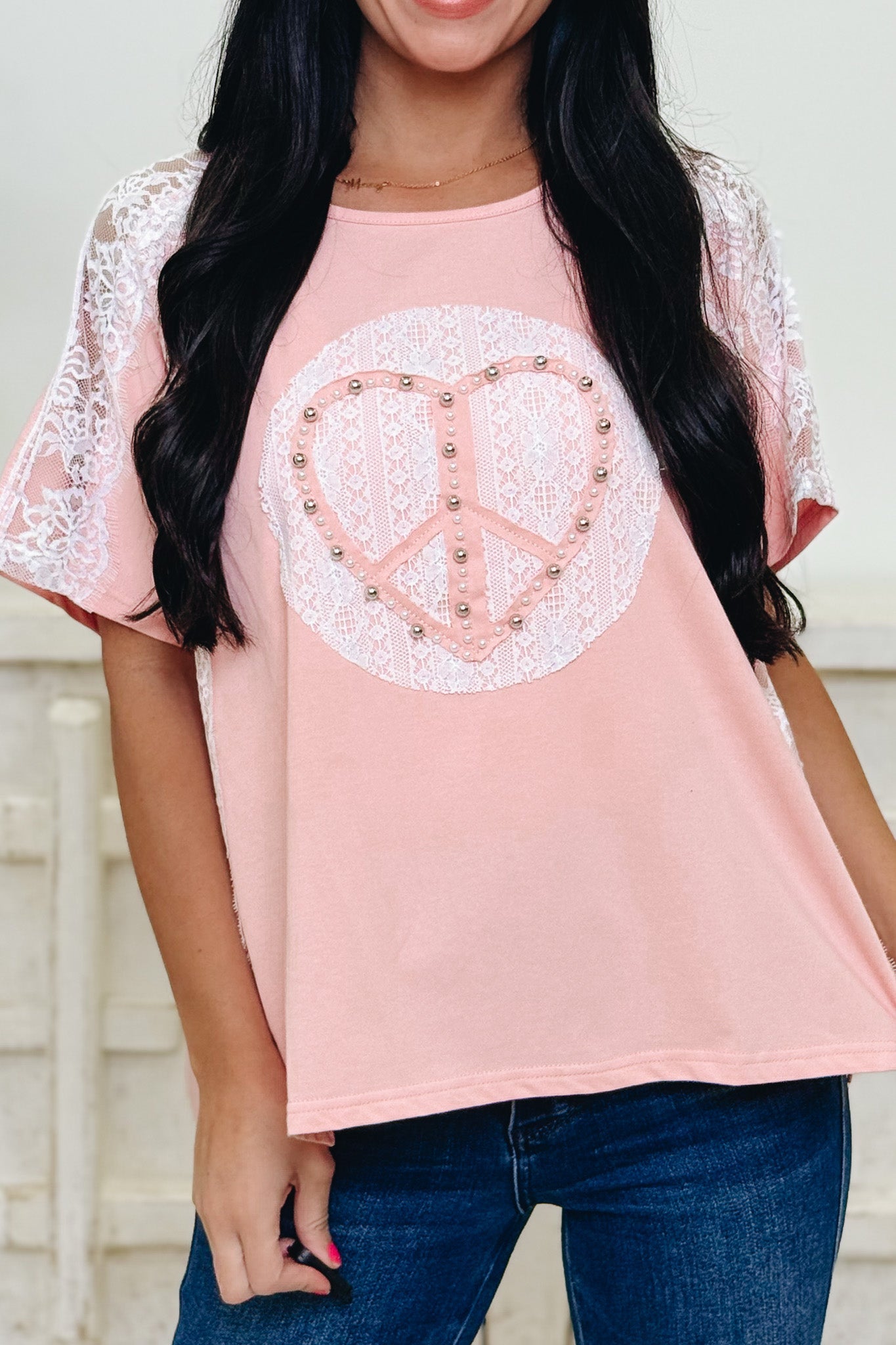 A Heart For Peace Top - 2 Colors!
