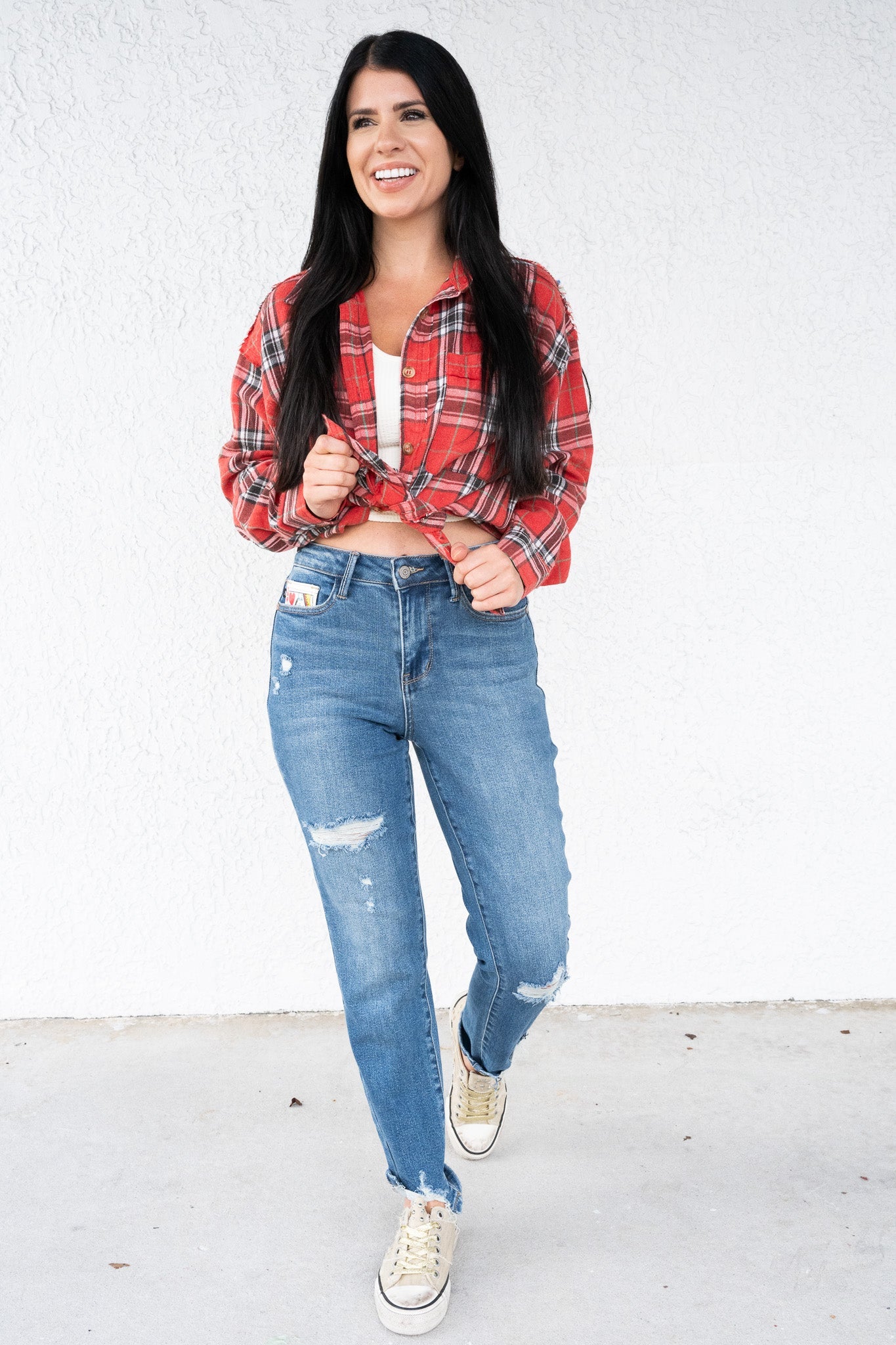 Judy Blue Queen Of My Heart High Rise Boyfriend Jeans *JB