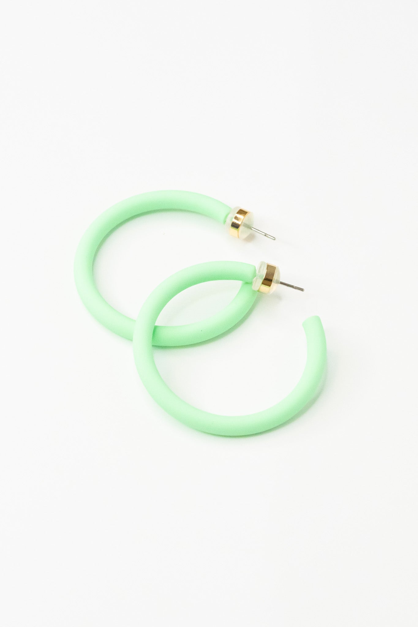 Josefina Earrings Small - Matte Key Lime