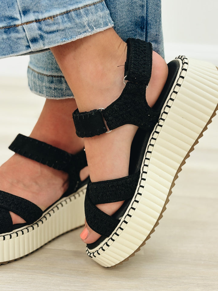 Corky's Total Catch Platform Sandals - Black