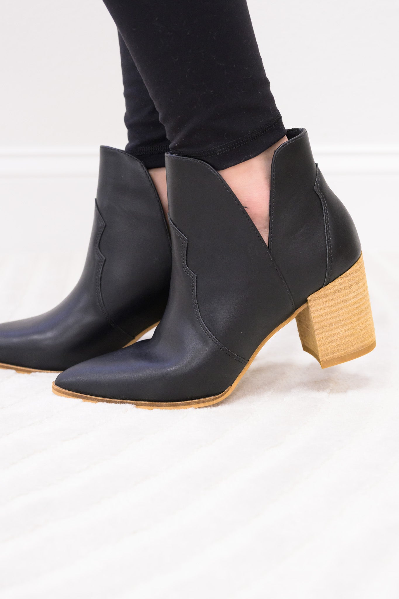 Brooklyn Western Ankle Booties - 2 Colors!