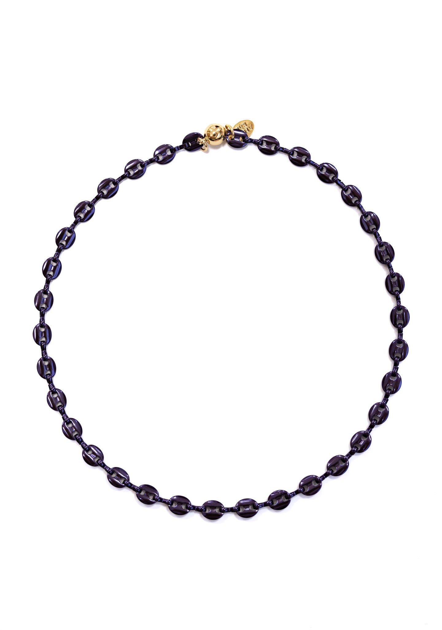 Midi Alaia Necklace - Liquid Metallic Royal Crown