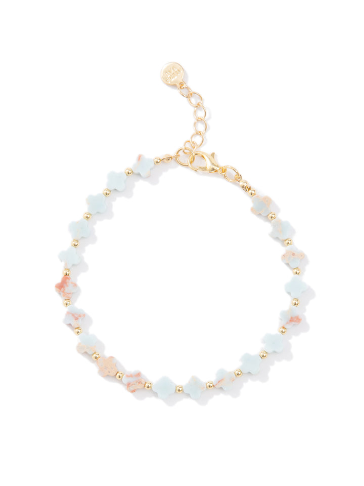 Blooming Skies Anklet - Sky