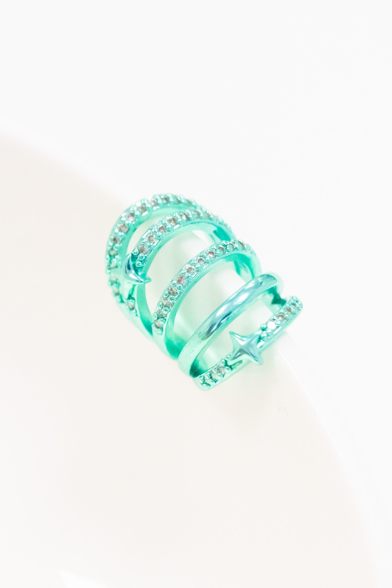 Met Gala Ear Cuff - Liquid Metallic Beach Cocktail