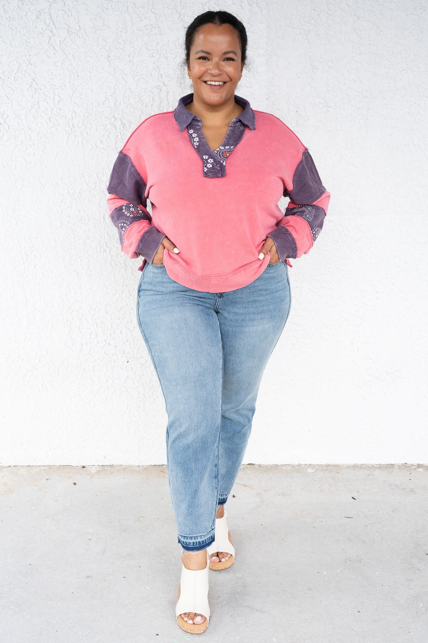 Becky By Judy Blue - Mid Rise Rigid Magic Release Hem Boyfriend Jeans *JB