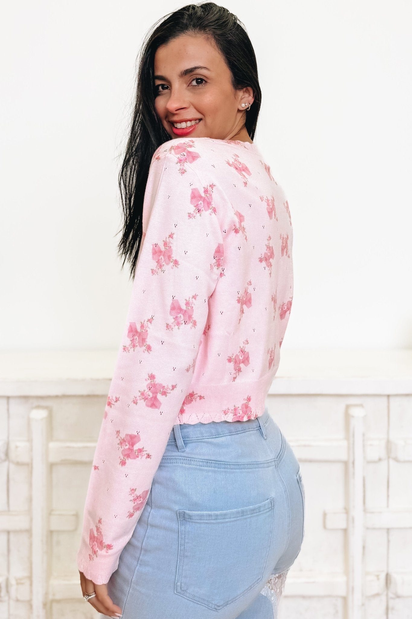 Edge Of Glory Floral Cardigan - By Alexa Rae