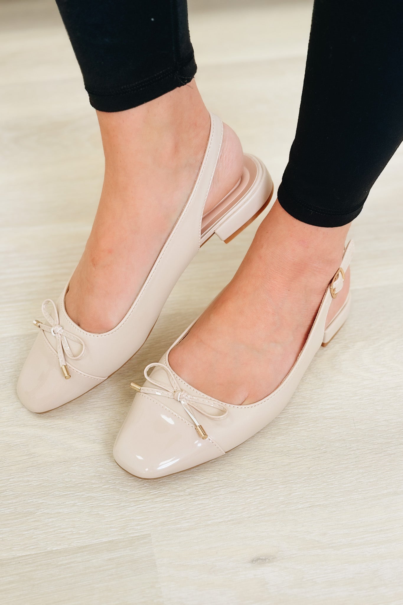 Fresh Sling Back Flats - Nude