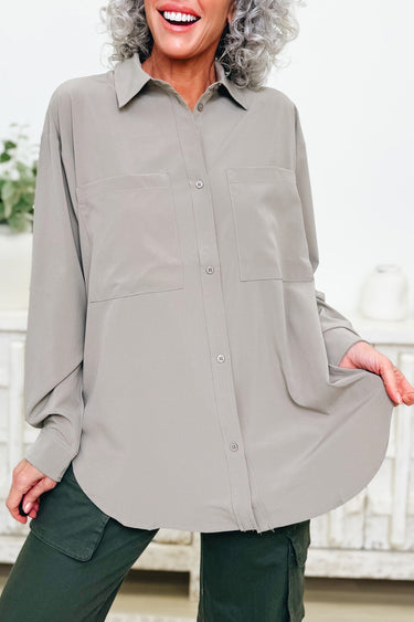 Business Savy Button Down Top - 2 Colors!