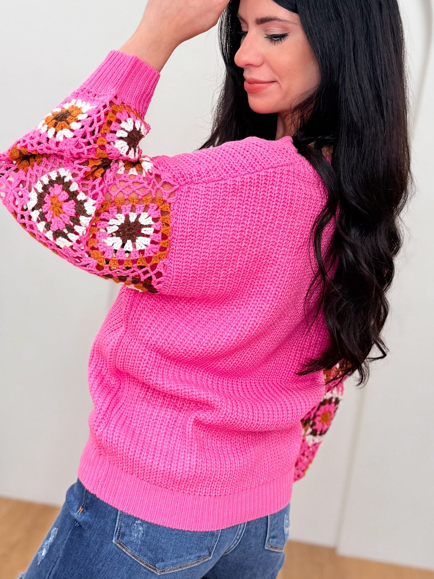 Pattern Transitions Sweater - 2 Colors!