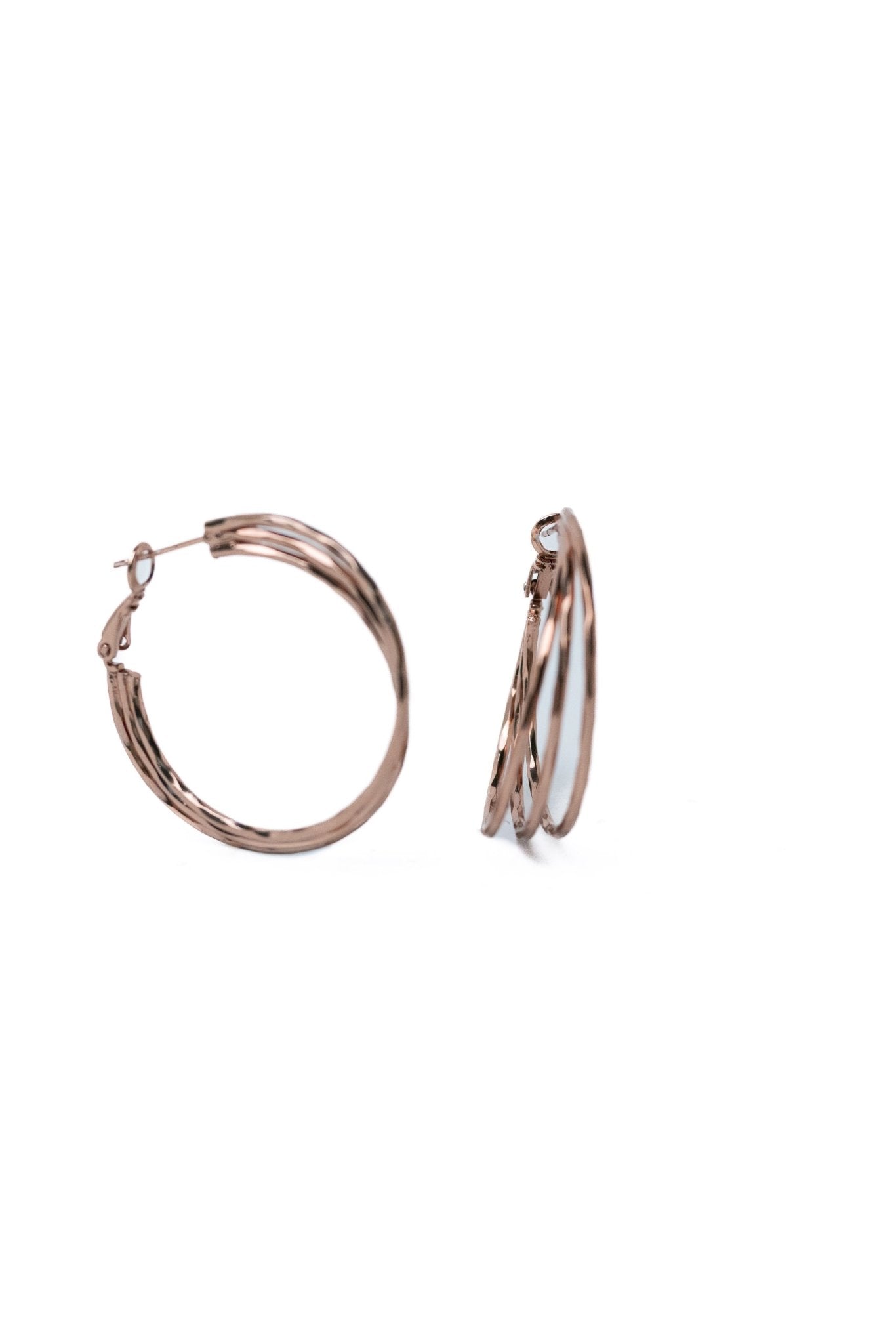 Emily Earrings - Metallic Latte - By Alexa Rae