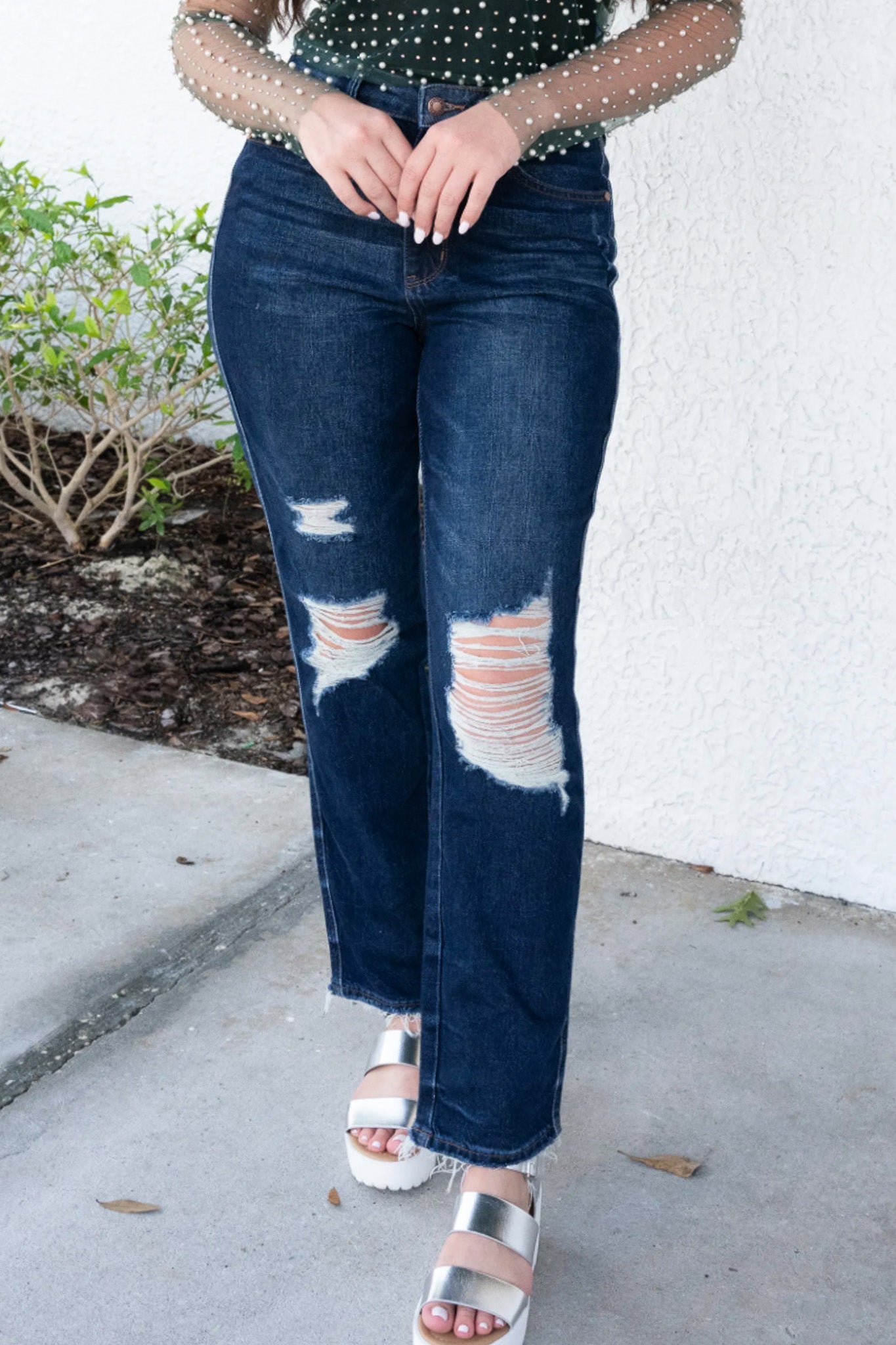 This Rigid Magic Moment By Judy Blue - Straight Jeans