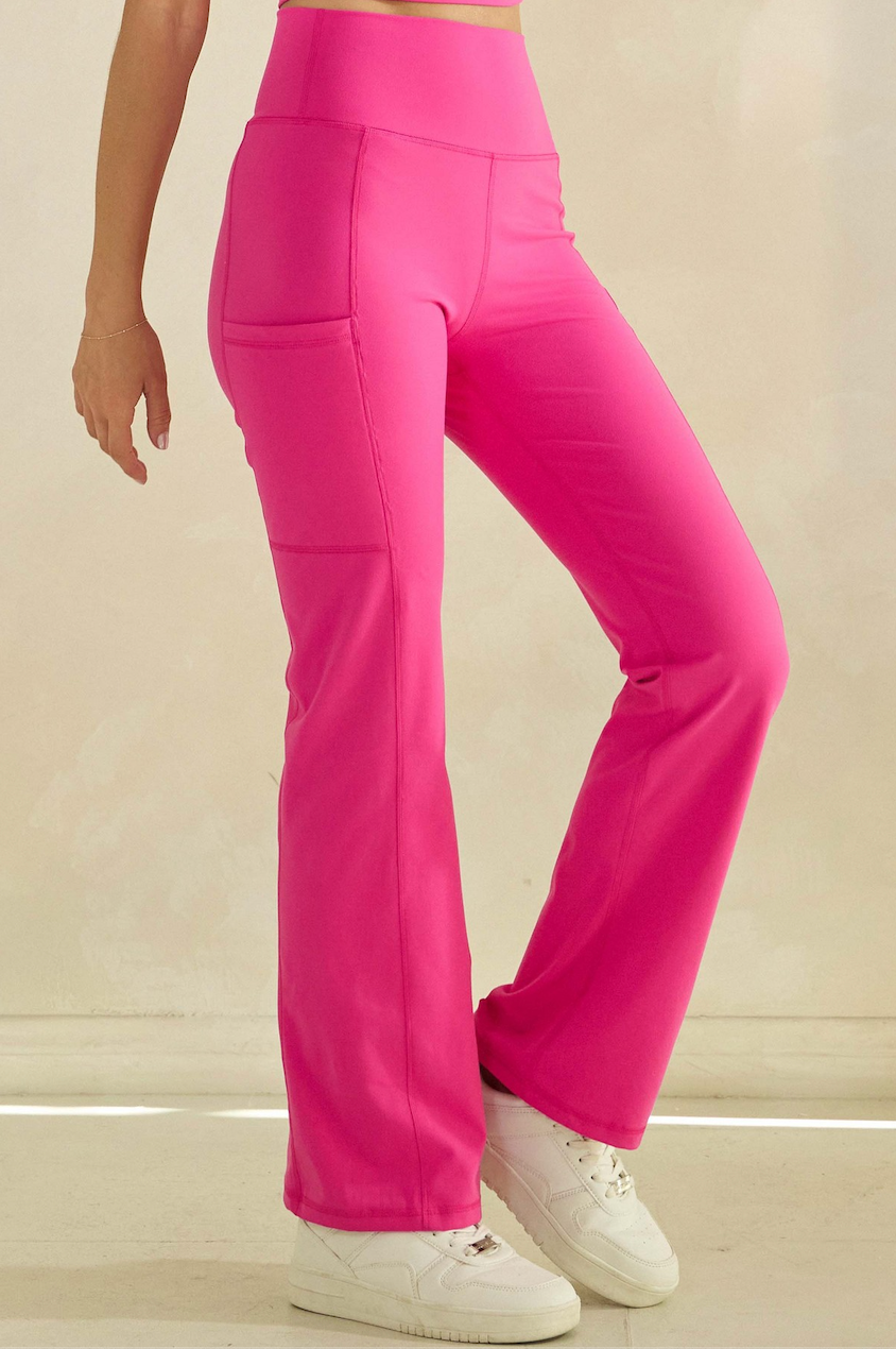 Seize The Day Straight Leg Leggings w/ Pockets - 4 Colors!