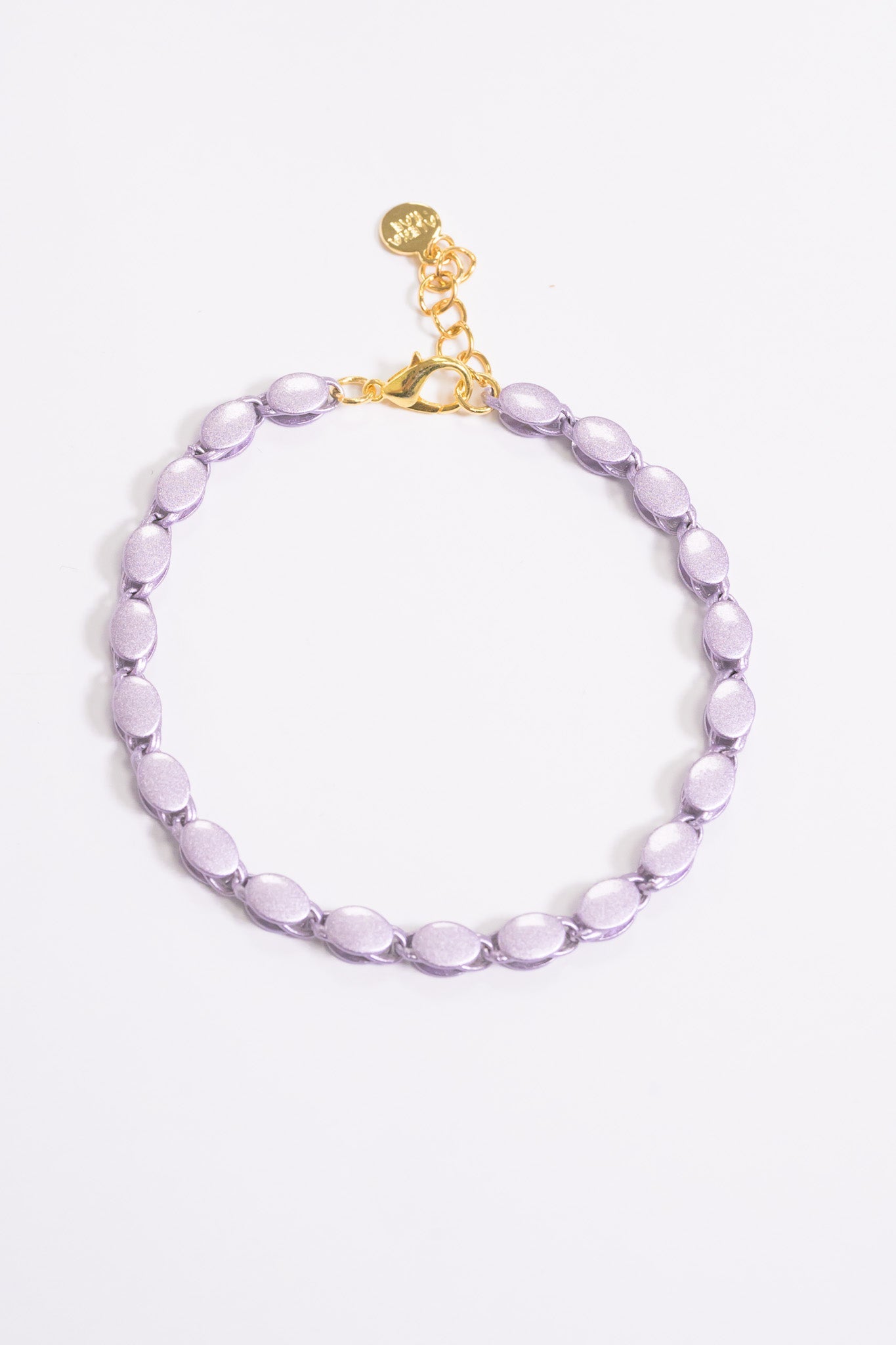 Penelope Anklet - Metallic Lilac