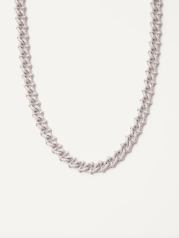 Just A Girl Necklace - Shimmer Coconut