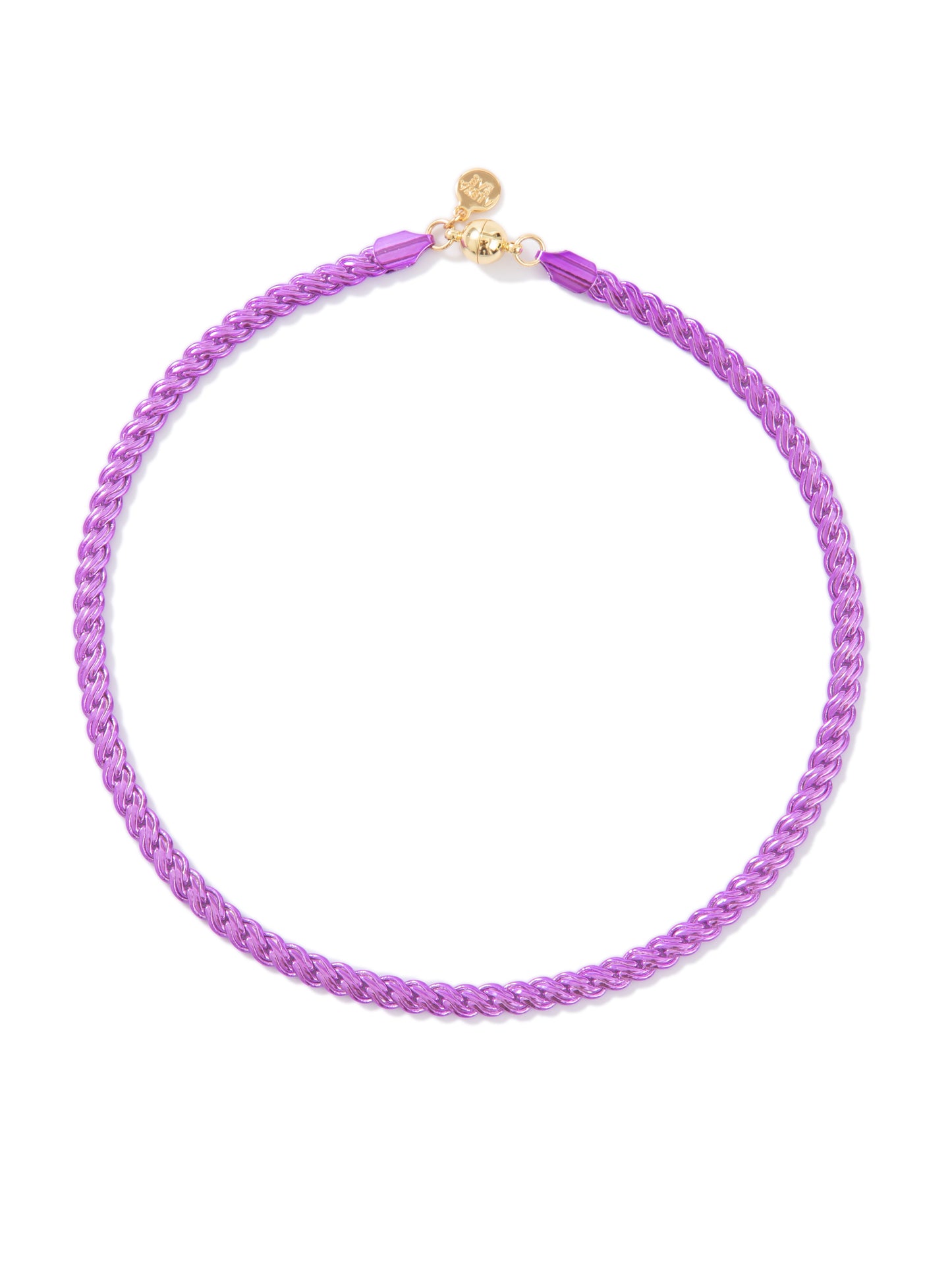 Days Of Our Lives Necklace - Liquid Metallic Bright Purple