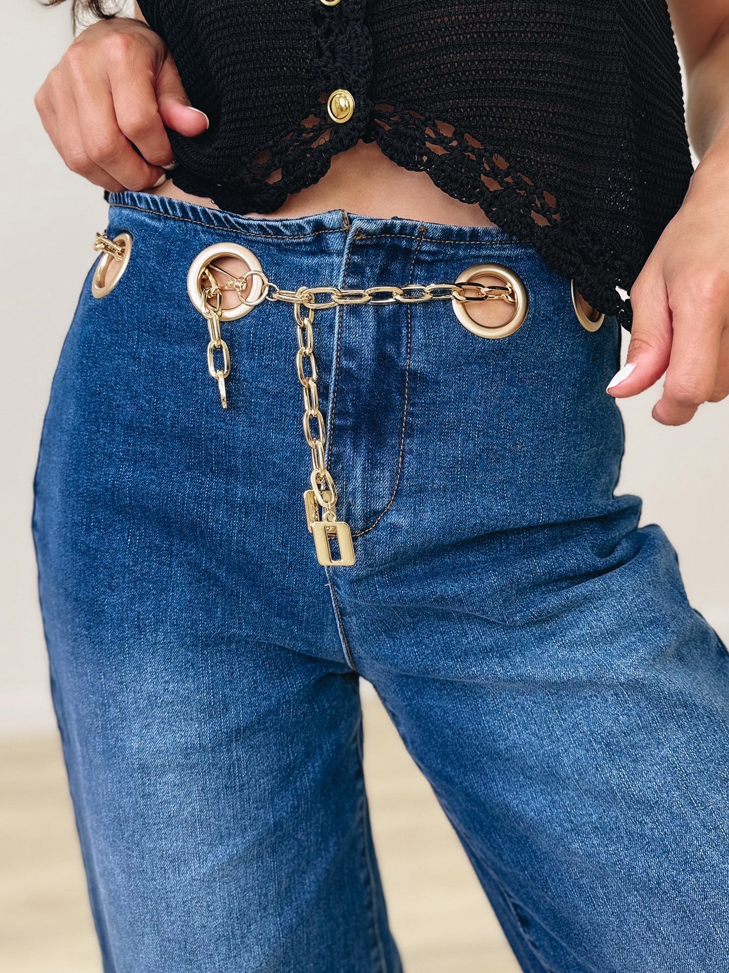 Sweet Surrender Wide Leg Jeans - Medium Wash