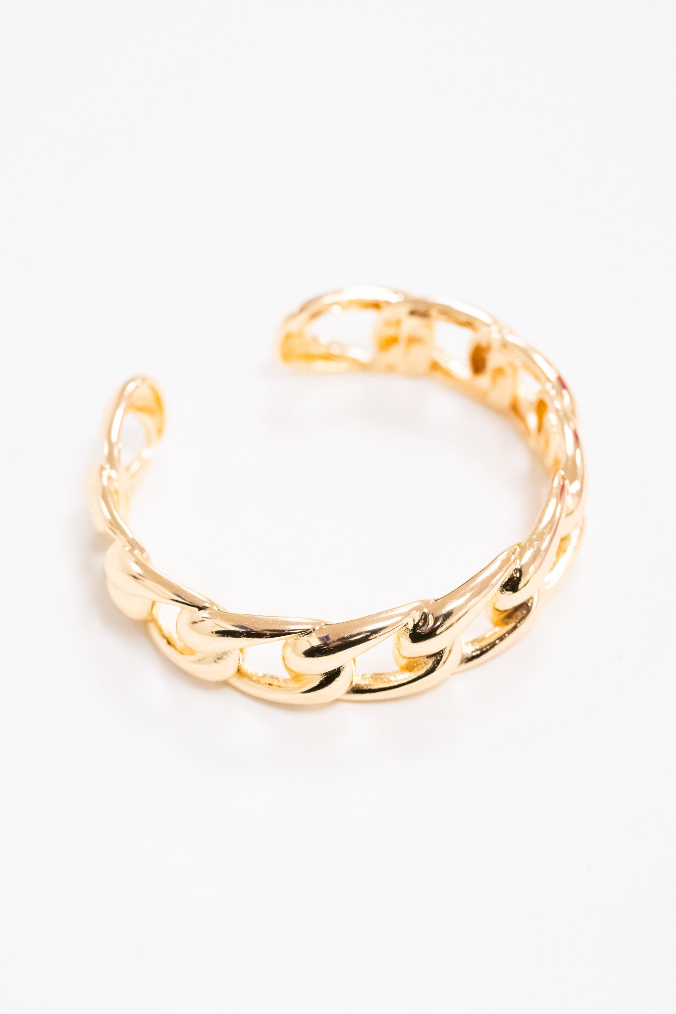 The Alexa Cuff - Liquid Metallic Gardenia