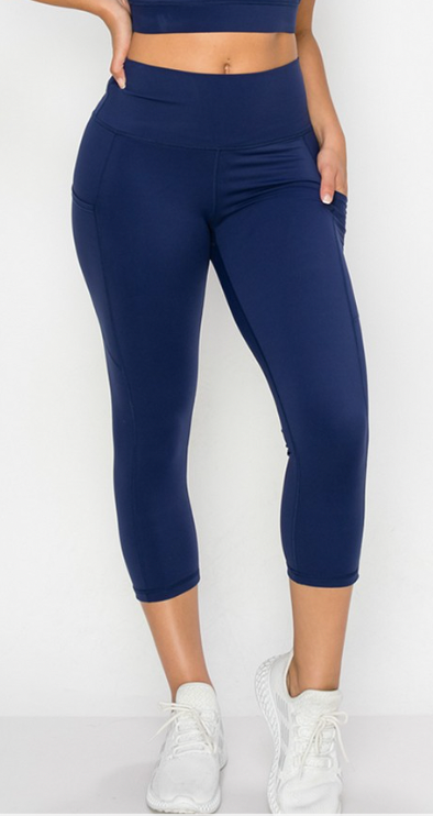 Seize The Day Capri Leggings With Pockets - 5 Colors!