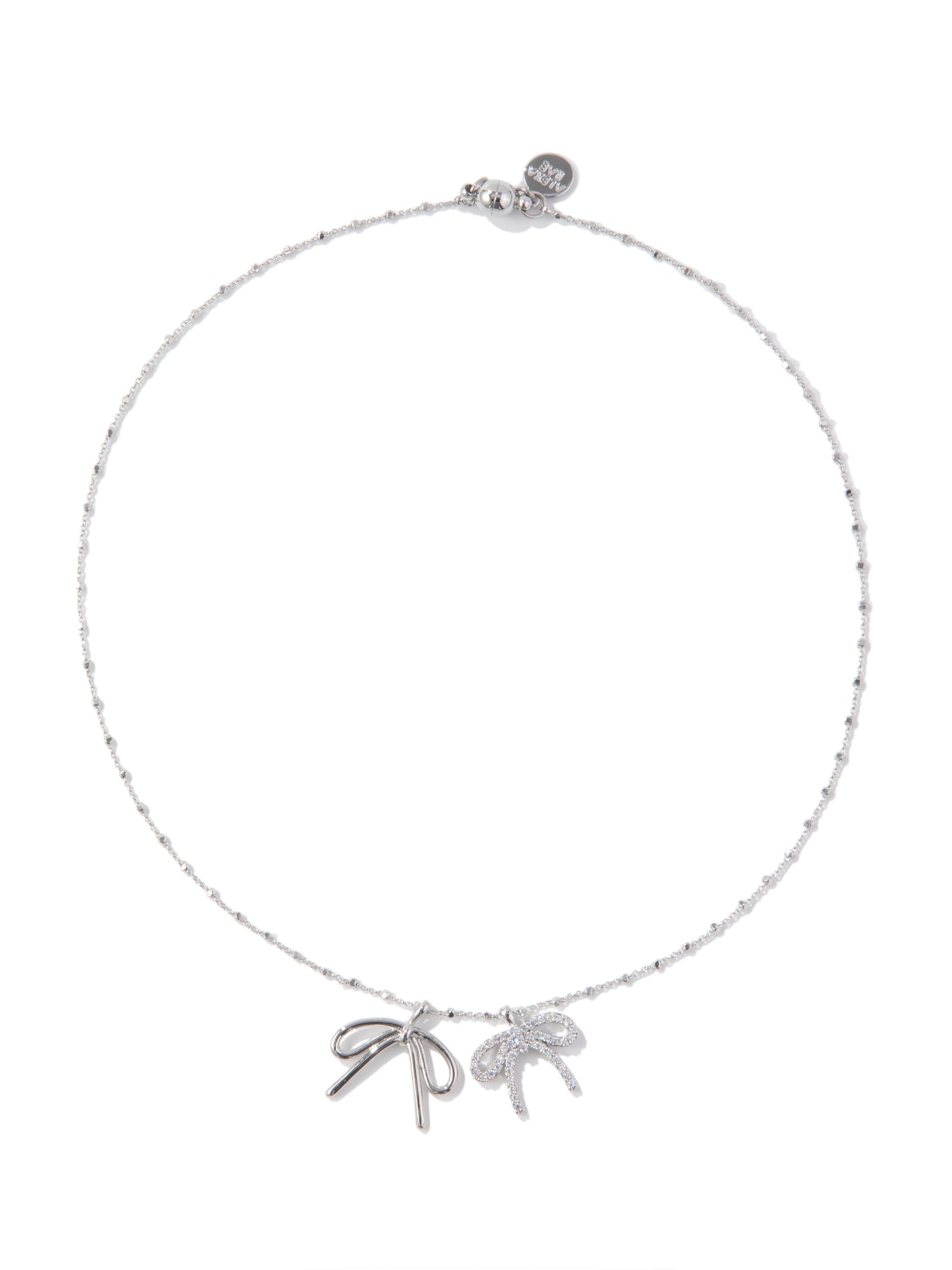 Double Bow Necklace