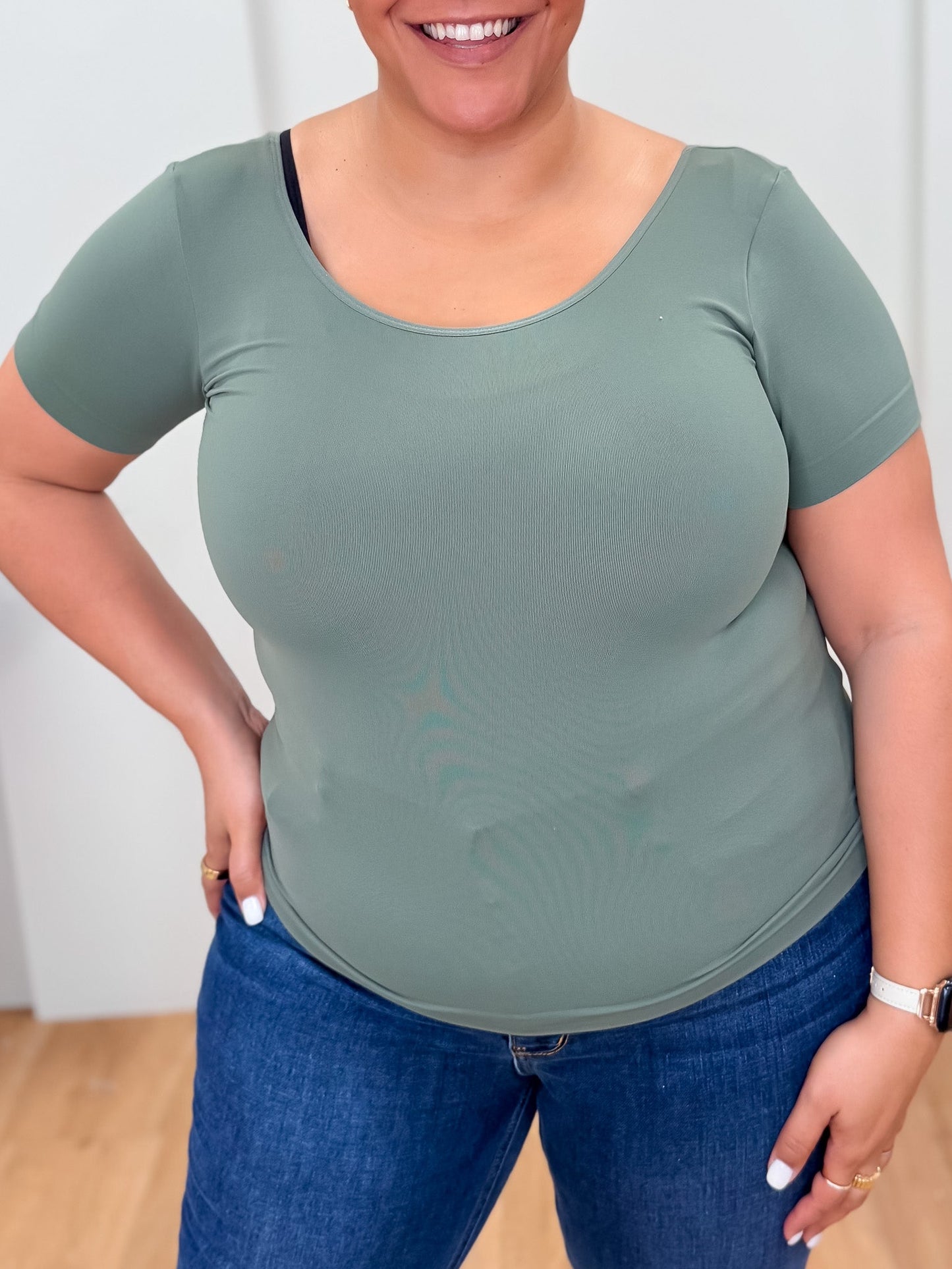 Like A Glove Reversible Short Sleeve Top - 19 Colors!