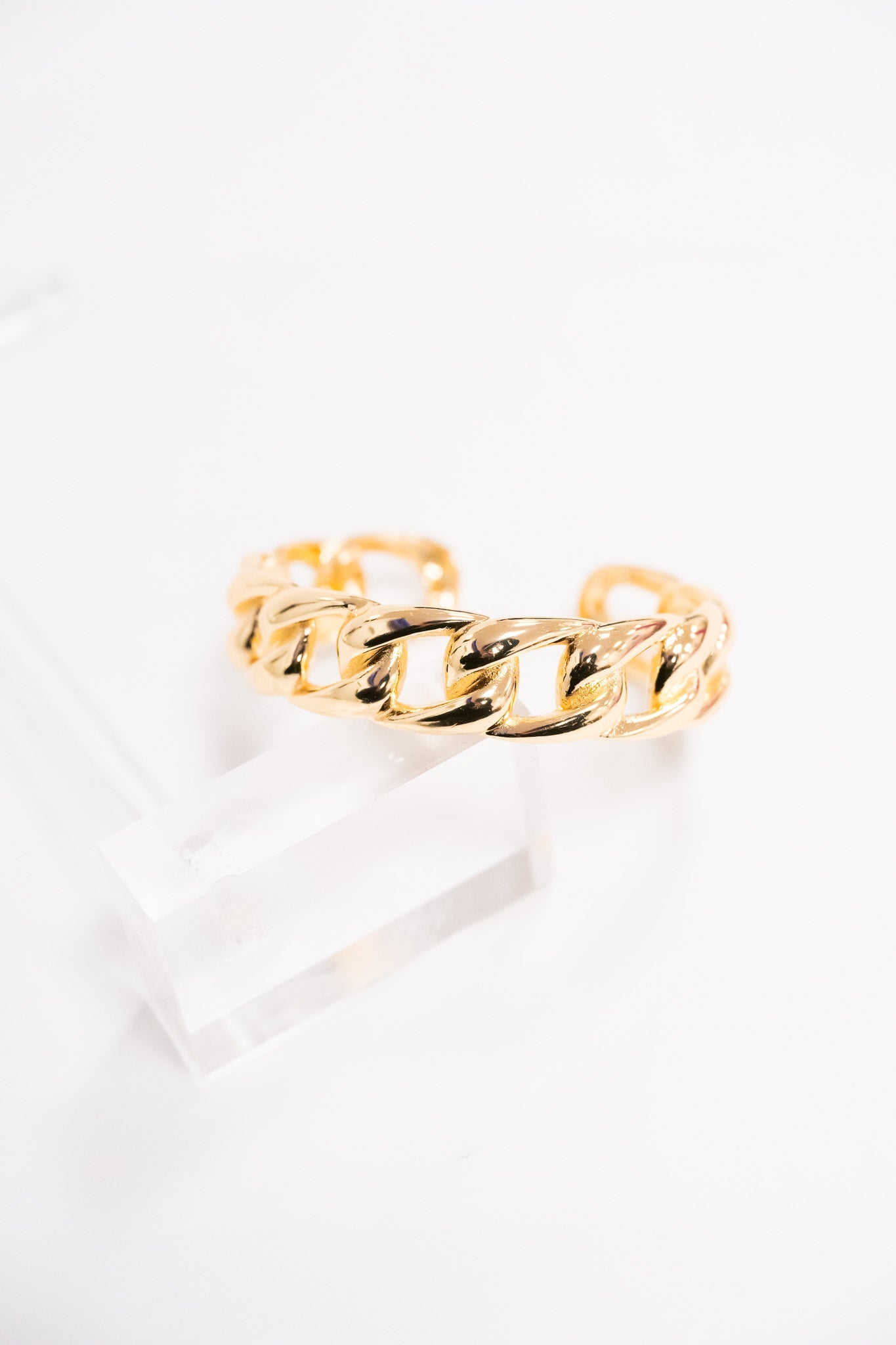 The Alexa Cuff - Liquid Metallic Gardenia