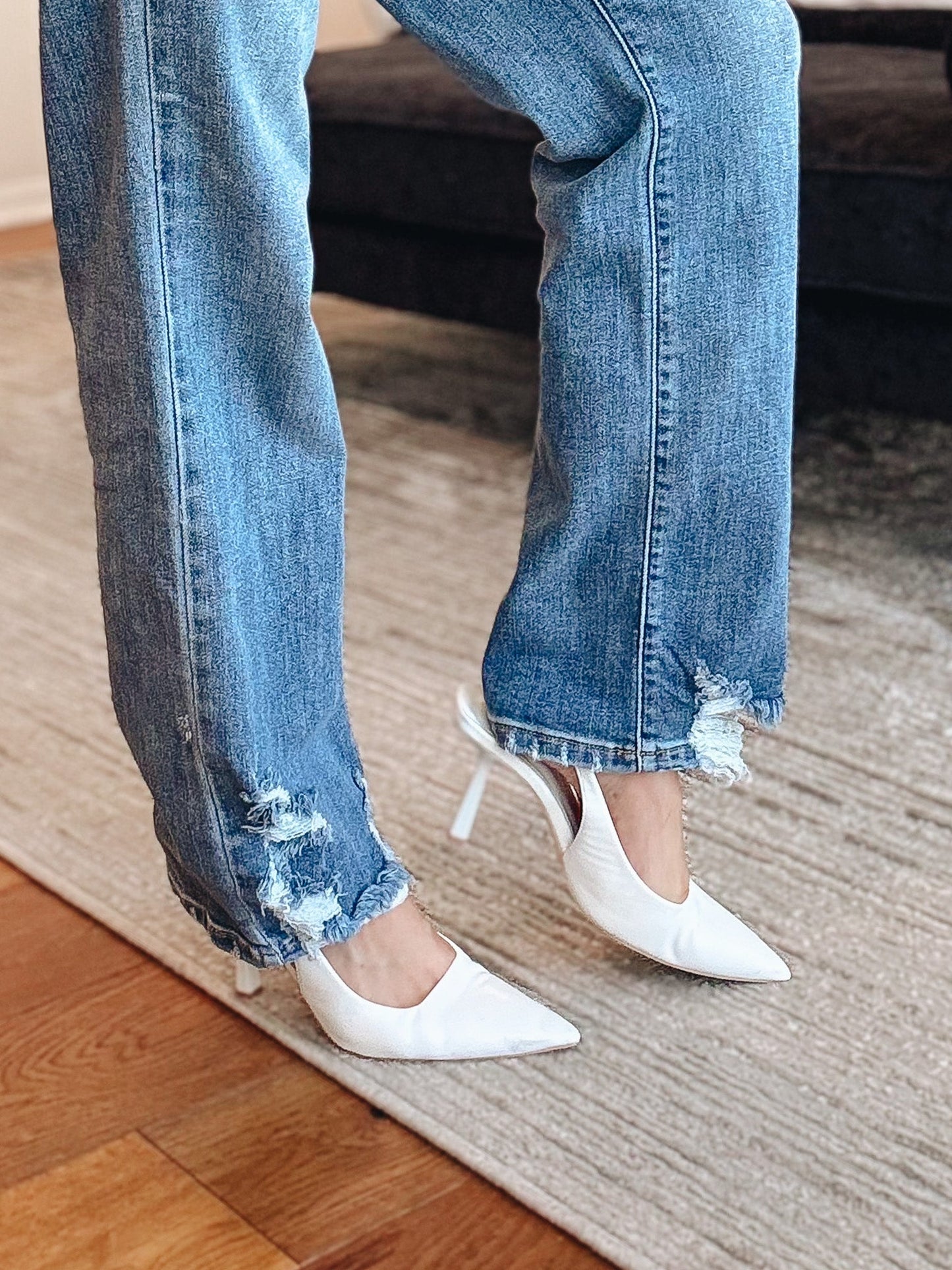 Judy Blue Lauren High Rise Straight Jeans