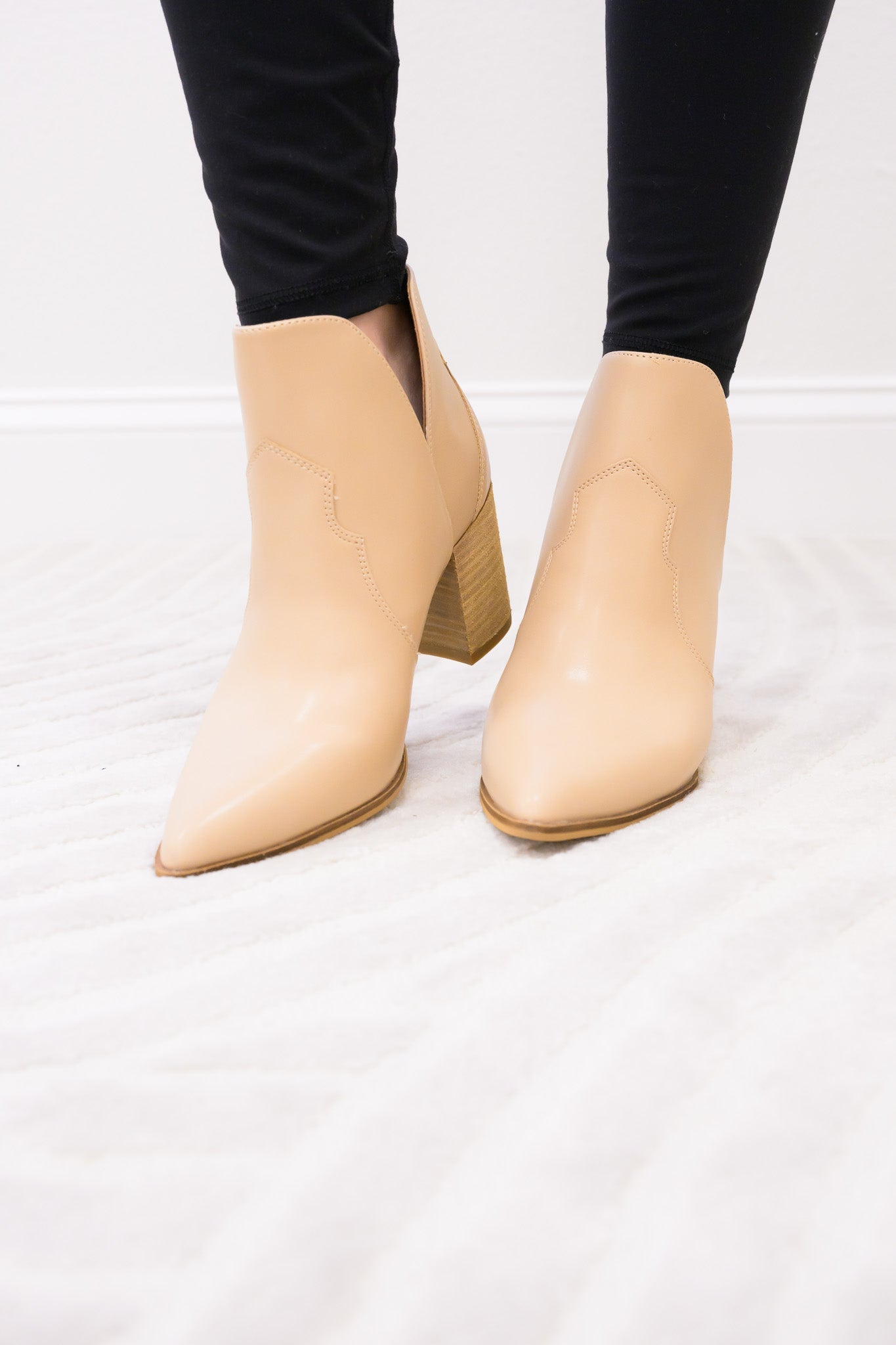 Brooklyn Western Ankle Booties - 2 Colors!