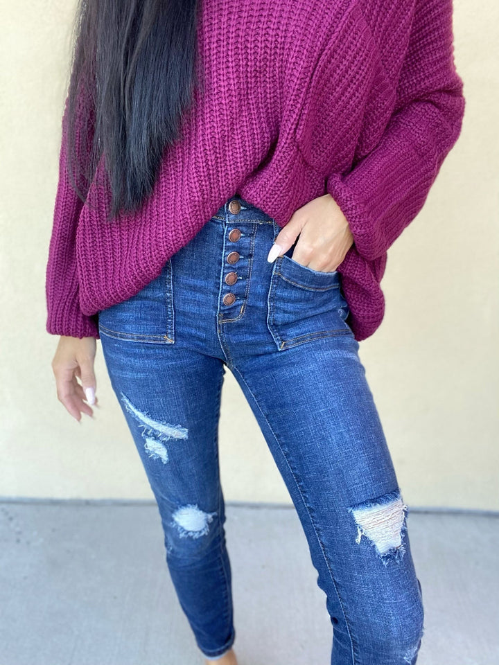 Judy Blue Maverick High Rise Skinny Jeans